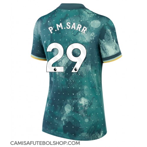 Camisa de time de futebol Tottenham Hotspur Pape Matar Sarr #29 Replicas 3º Equipamento Feminina 2024-25 Manga Curta